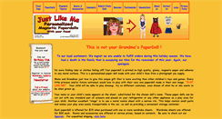 Desktop Screenshot of justlikemepaperdolls.com